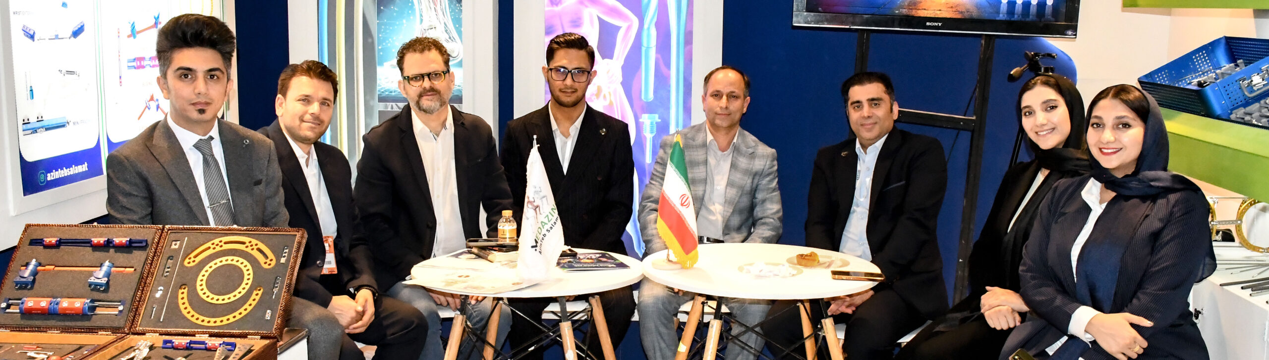 غرفه آذین طب در نمایشگاه بین المللی مشهد